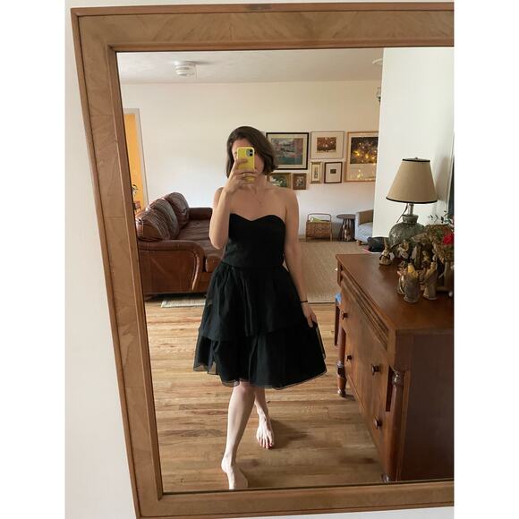 Vintage Strapless Tulle Cocktail Dress Size XS - Picture 3 of 7